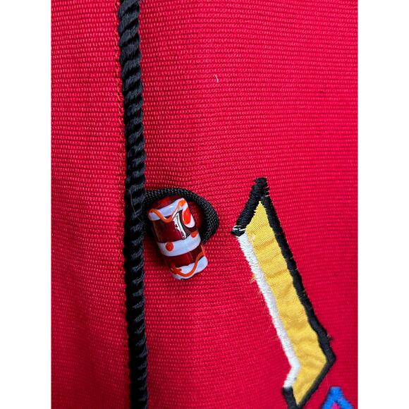 Indigo Moon Vintage Embroidered Button Up Jacket Glass Bead Buttons Size L - Picture 5 of 9